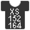 Größe: unisex XS (= 152/164)